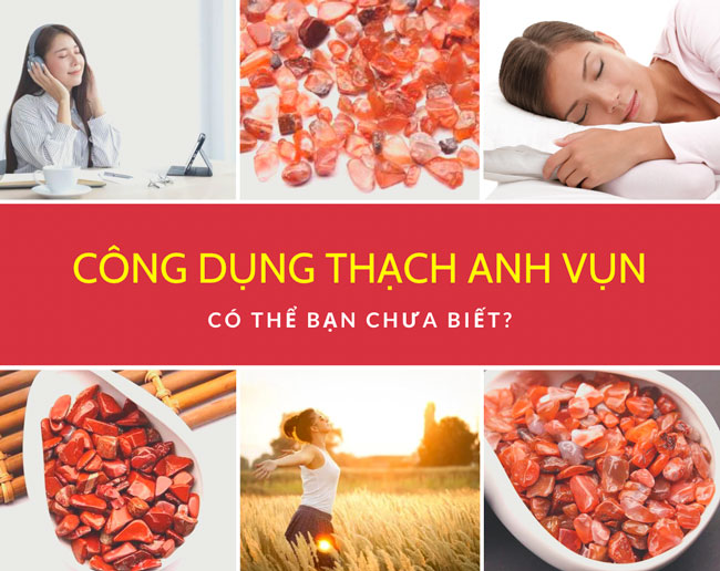 Ý nghĩa về mặt sức khoẻ của thạch anh vụn đỏ