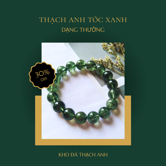 Thạch anh tóc xanh thường