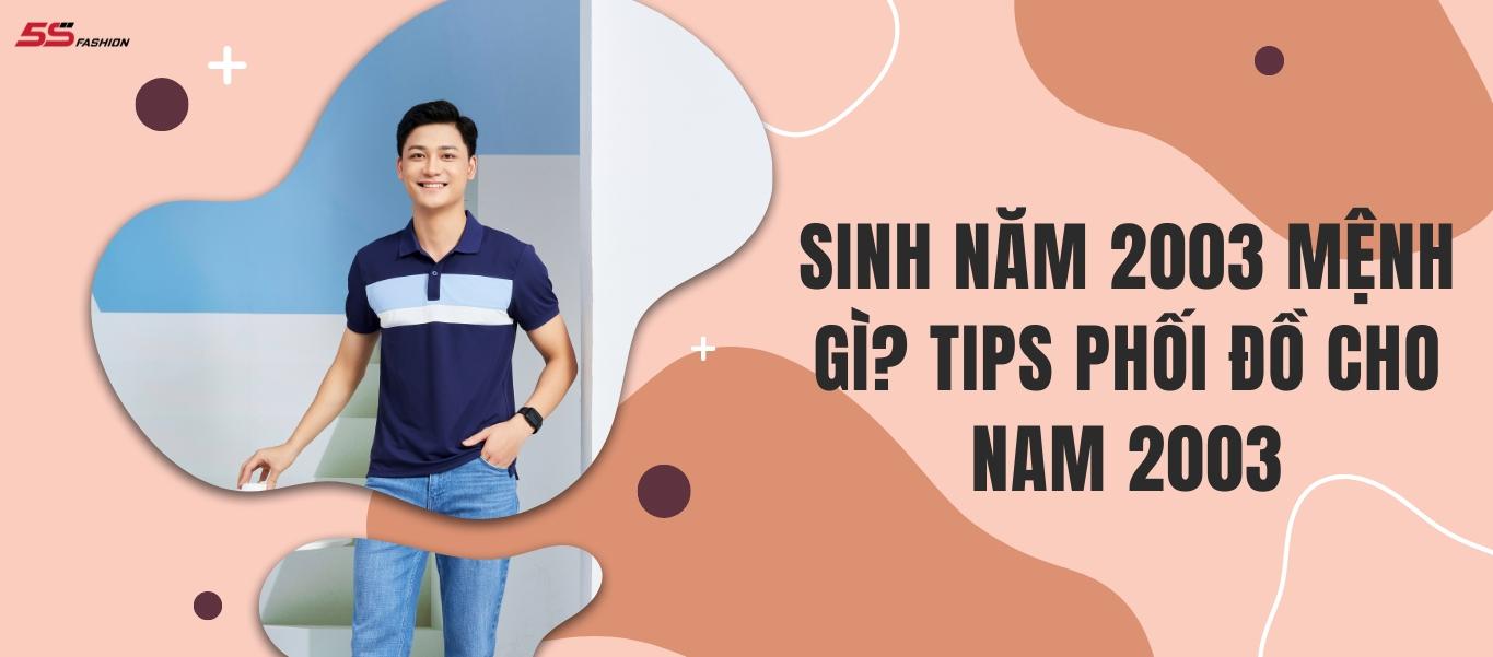 Sinh năm 2003 mệnh gì? Gợi ý cách phối đồ hợp mệnh cho nam 2003 Quý Mùi