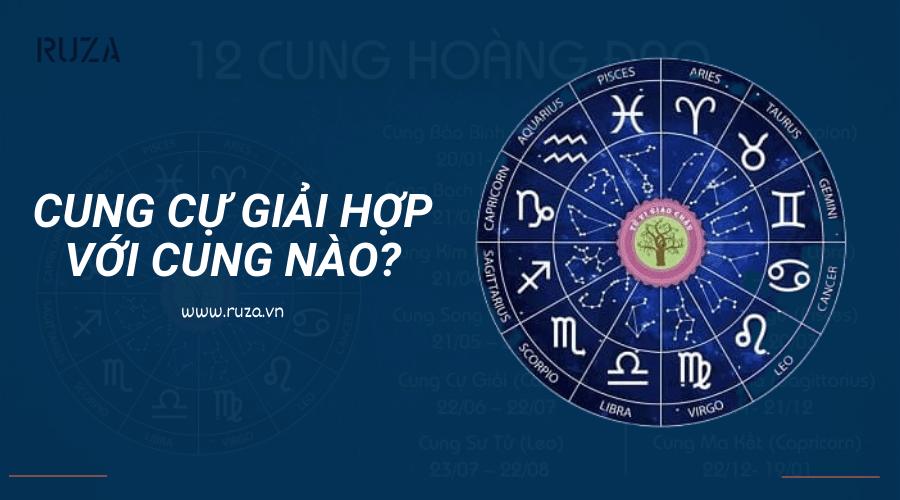 Cung cự giải hợp với cung nào?