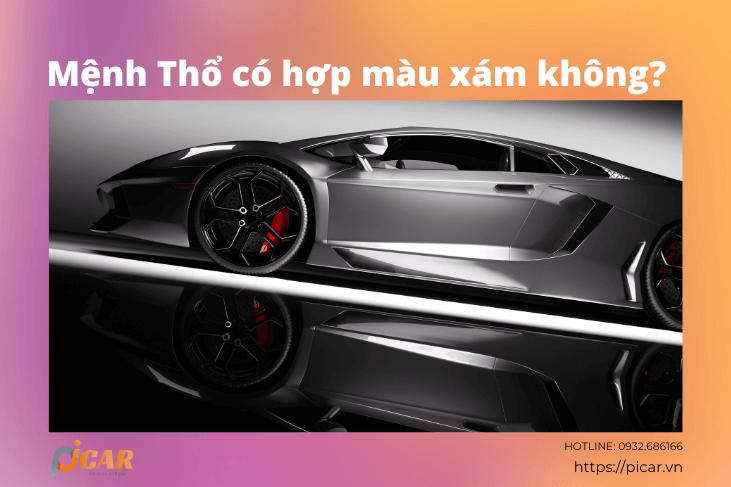 Mệnh Thổ hợp màu xám không