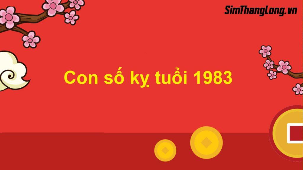 Con số khắc với người sinh năm 1983