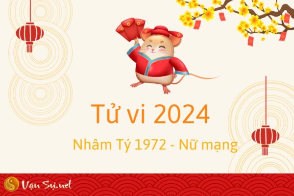 tử vi tuổi Nhâm Tý năm 2024 nữ mạng