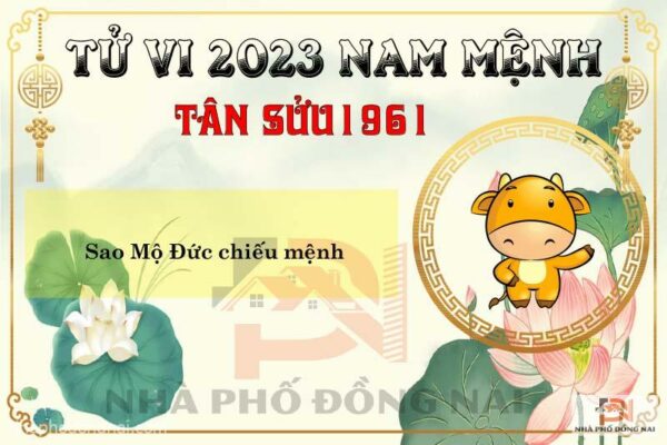 Xem Tử Vi Tuổi Tân Sửu 1961 Năm 2023 Nam Mạng